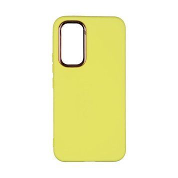 Чохол Silicone Cover Metal frame для Samsung Galaxy A54 5G (A546) Yellow 208-03446 фото