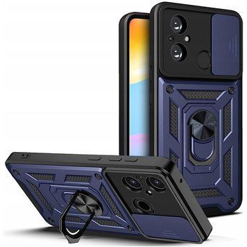 Ударостійкий чохол Camshield Serge Ring для Xiaomi Redmi 12C Blue 777-04511 фото