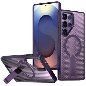 Чохол TPU Breeze with MagSafe stand для Samsung Galaxy S26 Ultra Purple 777-09255 фото