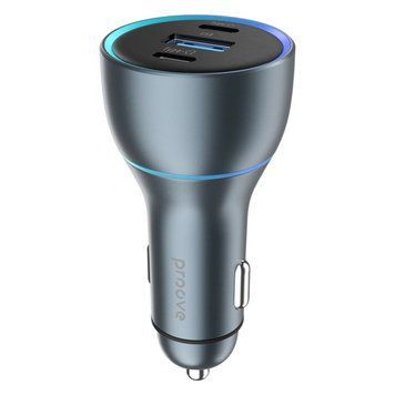 АЗП Proove Super Charge 130W (2 Type-C + USB) Metal Gray ACSC13120004 фото