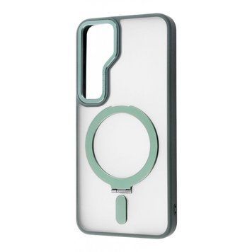 Чохол WAVE Attraction Case with Magnetic Ring для Samsung Galaxy S24 Green 656-05593 фото