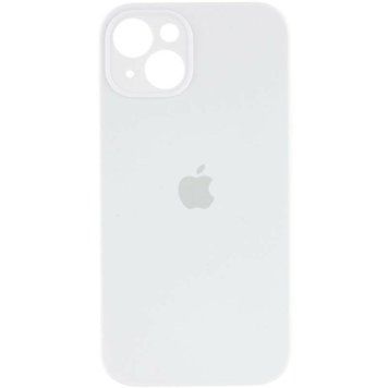 Силиконовый чехол с закрытой камерой для iPhone 14 White 666-00828 фото