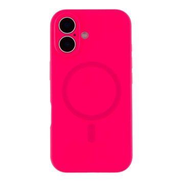 Чохол Glow Silicone Case Full Camera with Magsafe для iPhone 16 Hot pink 214-04065 фото