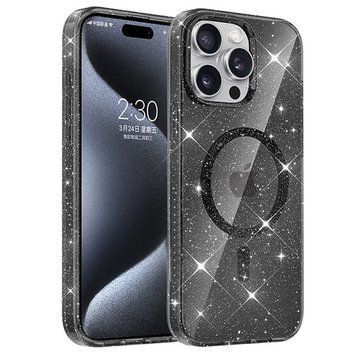 Чехол TPU Eclipse Sparkle (MagFit) для Apple iPhone 12 Pro / 12 (6.1") Black 214-03800 фото