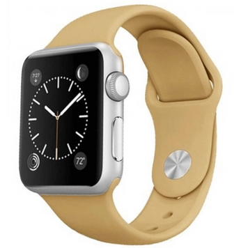 Силіконовий ремінець для Apple Watch 42/44/45/49 мм Gold 212-00664 фото