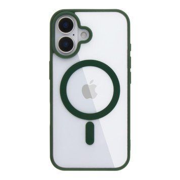 Чохол NEW TPU Color with Magsafe для iPhone 16 Forest Green 214-02584 фото