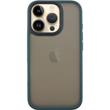 TPU+PC чохол Metal Buttons для Apple iPhone 16 Pro Max (6.9") Зелений 777-08241 фото