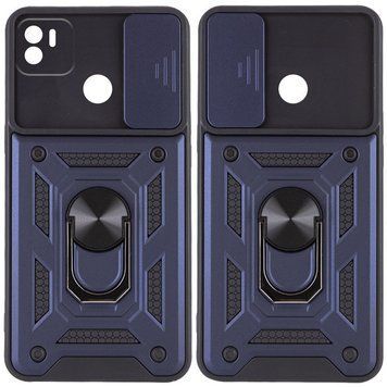 Ударопрочный чехол Camshield Serge Ring для Xiaomi Redmi A1+ / Poco C50 / A2+ Blue 777-04547 фото