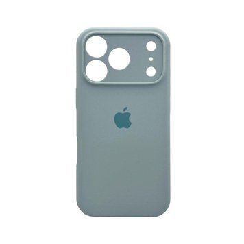 Силиконовый чехол с закрытой камерой для iPhone 17 Pro Sierra Blue 666-04283 фото