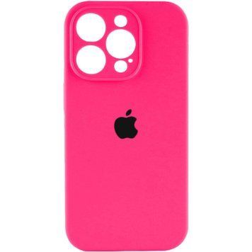 Силиконовый чехол с закрытой камерой для iPhone 15 Pro Shiny Pink 666-01086 фото