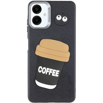 Чохол TPU Leather Toys для Samsung Galaxy A06 Coffee / Black 555-00941 фото