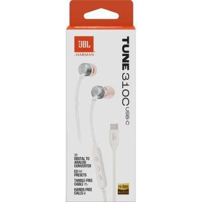 Наушники JBL Tune 310C USB-C White (JBLT310CWHT) JBLT310CWHT фото
