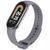Силіконовий ремінець для Xiaomi Mi Band 8/9/10 Dark Gray 212-01345 фото