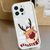 Новогодний чехол для iPhone 13 Pro White deer 777-02159 фото