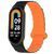 Ремінець Dual-color Magnetic для Xiaomi Mi Band 9/8/10 Black / Orange 212-01647 фото