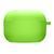 Силиконовый футляр с микрофиброй для наушников Airpods 4 Neon green 203-00385 фото