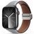 Ремінець Dux Ducis Genuine Leather для Apple Watch 42(ser.1-3)/44/45/46/49mm Grey 212-01797 фото