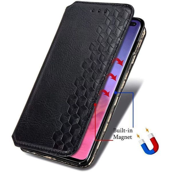 Шкіряний чохол-книжка GETMAN Cubic для Xiaomi Redmi A1 / A2 Чорний 555-01888 фото
