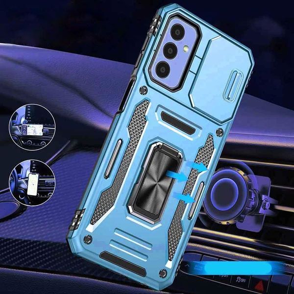 Ударостійкий чохол Camshield Army Ring для Samsung Galaxy A36 5G Light Blue 777-04949 фото