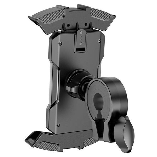 Тримач для мобільного BOROFONE BH72 Airfly bicycle motorcycle universal holder Black 656-00458 фото