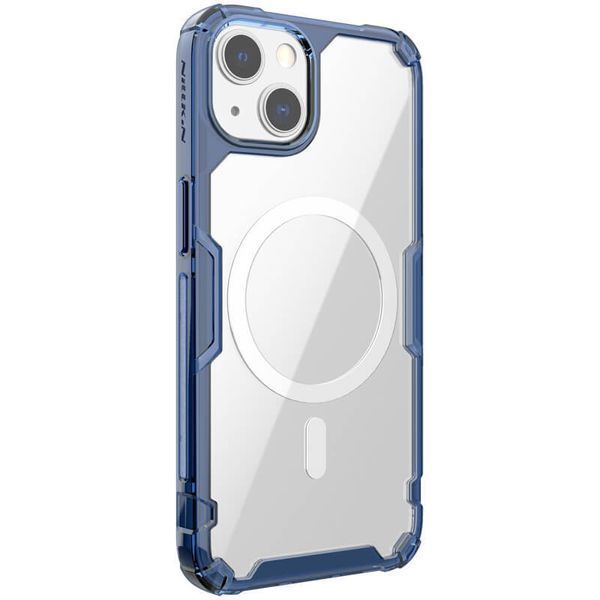 TPU чехол Nillkin Nature Pro Magnetic для Apple iPhone 15 Plus (6.7") Blue 777-08014 фото