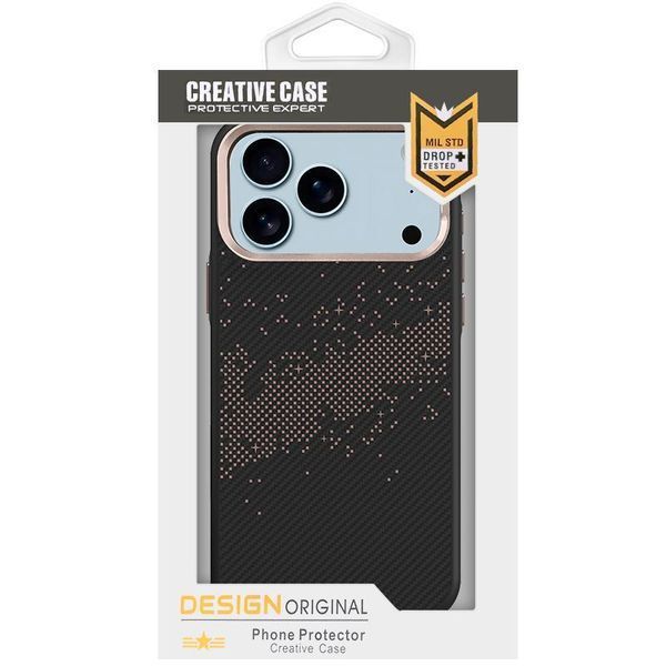 Чохол TPU Monzo (MagFit) для Apple iPhone 17 Pro (6.3") Titanium gold 555-03865 фото