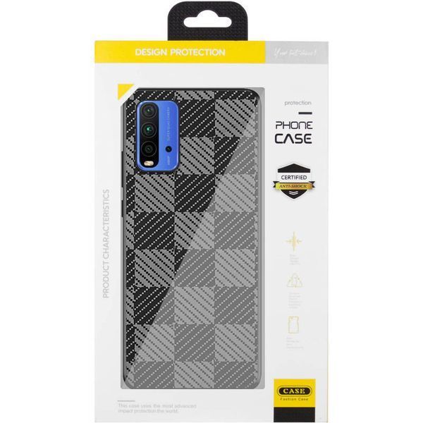 Чохол TPU+PC Grid для Xiaomi Redmi Note 9 4G / Redmi 9 Power / Redmi 9T Cube 555-02633 фото