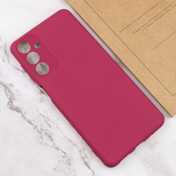 Чехол Silicone Cover Lakshmi Full Camera для Samsung Galaxy M54 5G Marsala 777-06955 фото