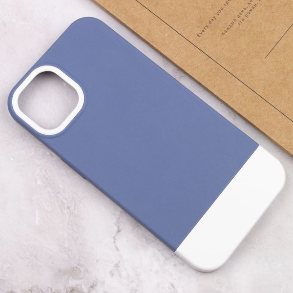 Чехол TPU+PC Bichromatic для Apple iPhone 11 Pro Max (6.5") Blue / White 555-03915 фото
