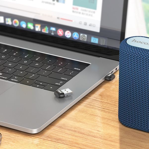 Адаптер Bluetooth HOCO UA18 USB BT adapter Black 6931474762399 фото