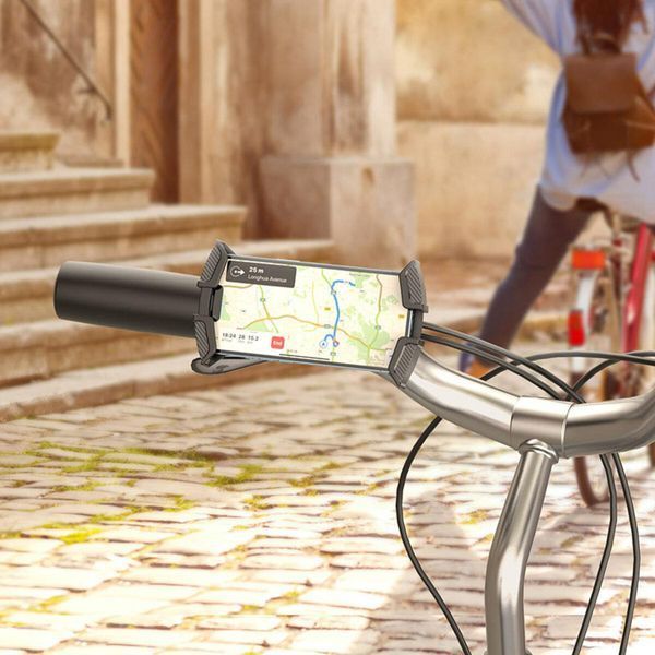Тримач для мобільного BOROFONE BH72 Airfly bicycle motorcycle universal holder Black 656-00458 фото