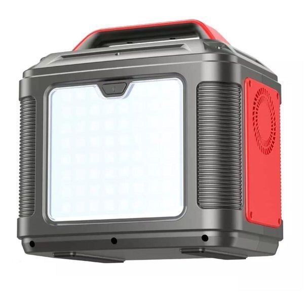 Портативна зарядна станція HOCO DB28 300W Iron Gray+Red 656-03602 фото