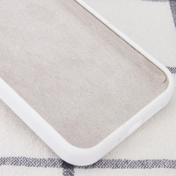 Силиконовый чехол Silk Full Protective для iPhone 13 mini (5.4") White 777-10496 фото