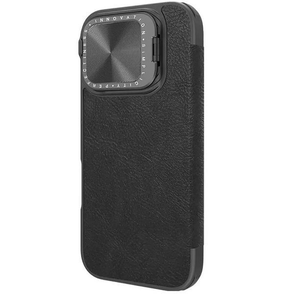 Шкіряний чохол-книжка Nillkin Qin Prop для Apple iPhone 16 Pro Max Black 214-03397 фото