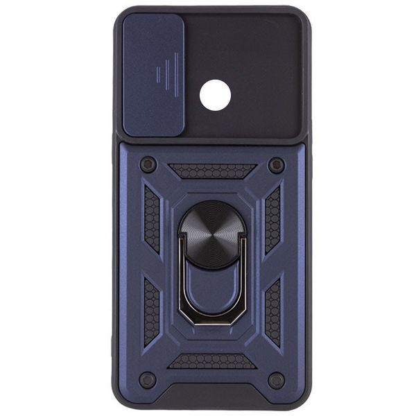 Ударопрочный чехол Camshield Serge Ring для Xiaomi Redmi A1+ / Poco C50 / A2+ Blue 777-04547 фото