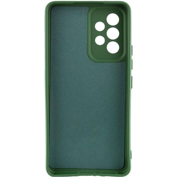 Чохол TPU GETMAN Liquid Silk Full Camera для Samsung Galaxy A32 4G Зелений / Dark green ILSO-00000073789-3 фото