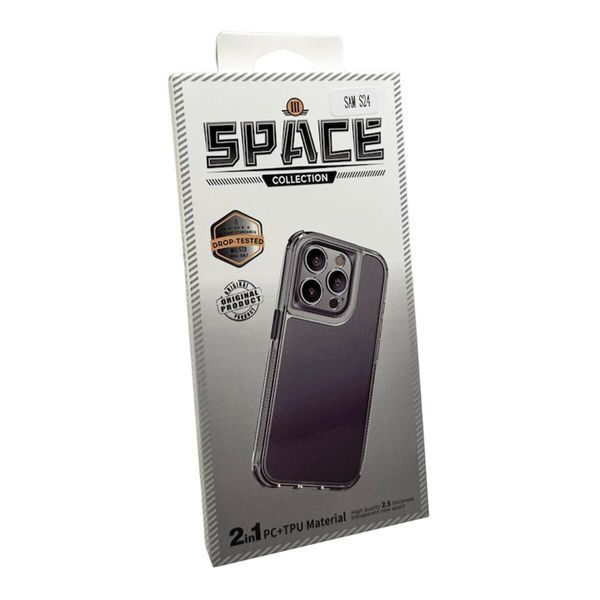 Протиударний чохол для смартфона Space III для Samsung Galaxy S24 Black 666-02146 фото