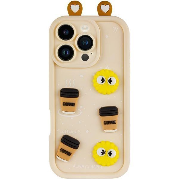 Чехол TPU Toys Case with Ears для Apple iPhone 16 Pro Max (6.9") Sand 208-05339 фото