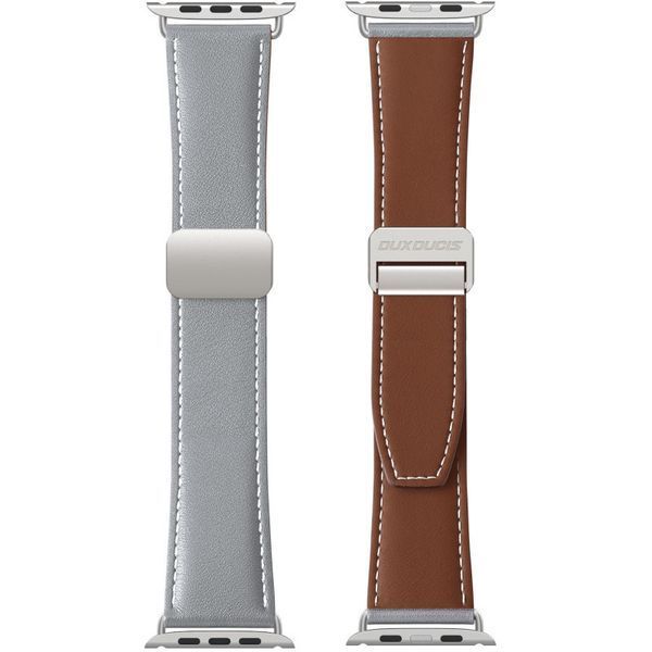 Ремінець Dux Ducis Genuine Leather для Apple Watch 42(ser.1-3)/44/45/46/49mm Grey 212-01797 фото
