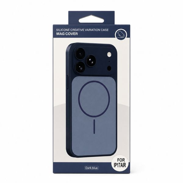 Чохол Silicone Creative Variation Case MAG COVER дизайн 17 Proдля Apple iPhone 17 Air Dark Blue 666-05330 фото