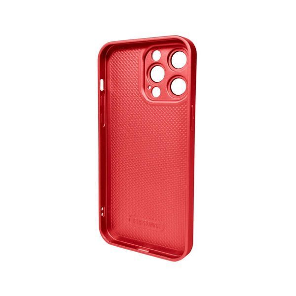 Чохол для смартфона AG Glass Matt Frame Color для iPhone 15 Pro Max Coke Red 666-00653 фото