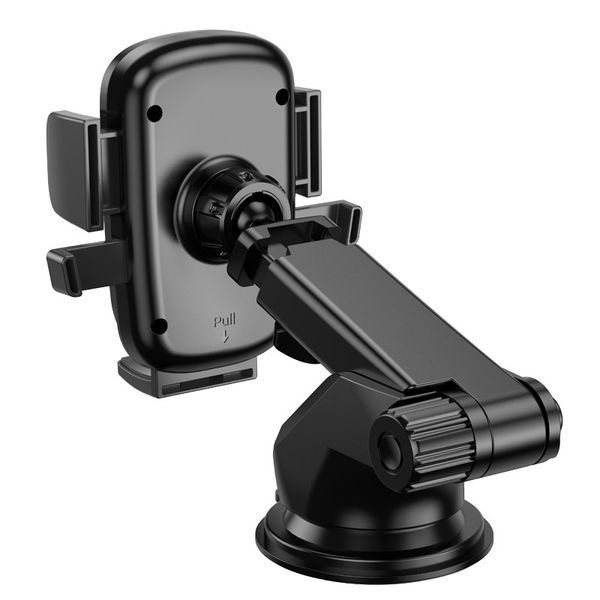 Автотримач для телефона BOROFONE BH60 Dainty Center console car holder Black 6974443382754 фото