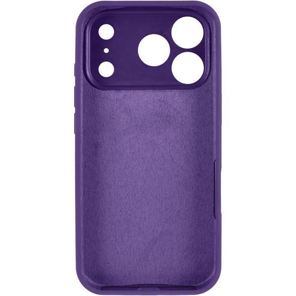 Силиконовый чехол Silk Full Camera Protective для Apple iPhone 17 Pro (6.3") Amethyst 777-09946 фото