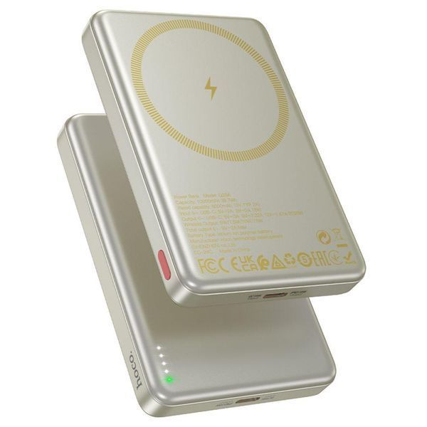 Power Bank Hoco Q26A Joy PD20W magnetic fast charging 10000mAh Металевий сірий 656-01468 фото