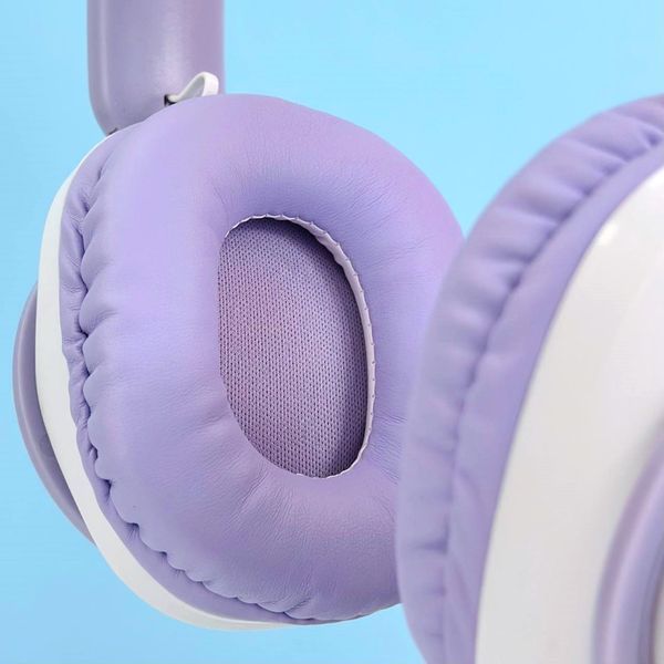 Бездротові навушники з котячими вушками QC-11 Cat Ear Голубі 202-00367 фото