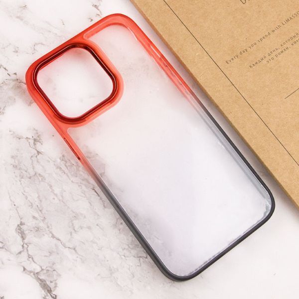Чехол TPU+PC Fresh sip series для Apple iPhone 13 Pro (6.1") Черный / Красный 777-06715 фото