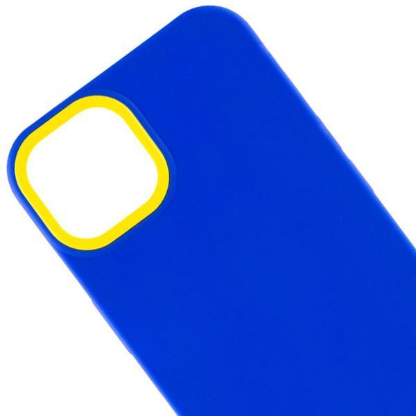 Чехол TPU+PC Bichromatic для Apple iPhone 12 Pro / 12 (6.1") Navy Blue / Yellow 555-03965 фото