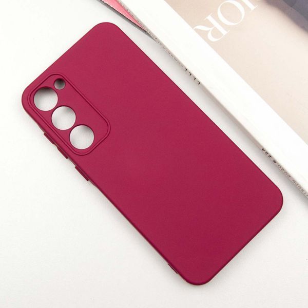 Чехол Silicone Cover Lakshmi Full Camera для Samsung Galaxy S23+ Marsala 777-07005 фото