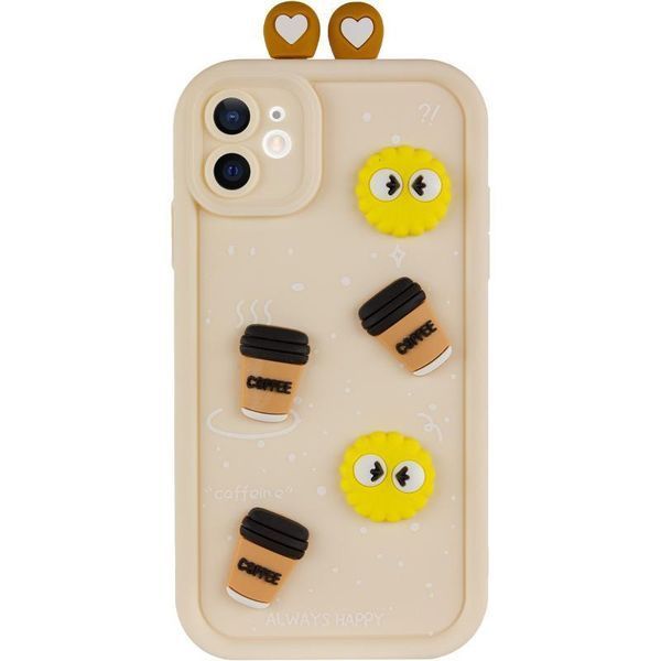 Чохол TPU Toys Case with Ears для Apple iPhone 12 (6.1") Sand 208-05397 фото