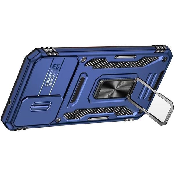 Ударостійкий чохол Camshield Army Ring для Samsung Galaxy S24 Navy Blue 777-05049 фото
